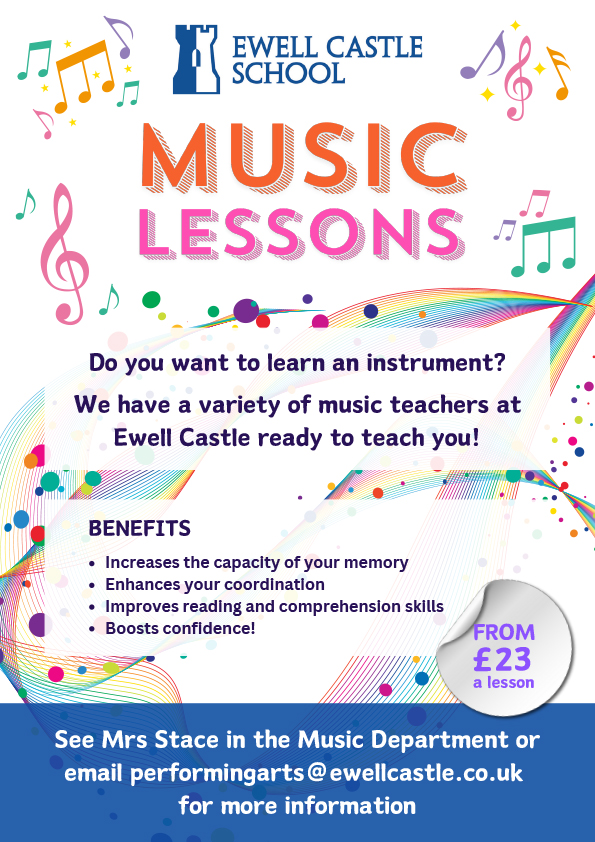Music Lessons from £23 a lesson